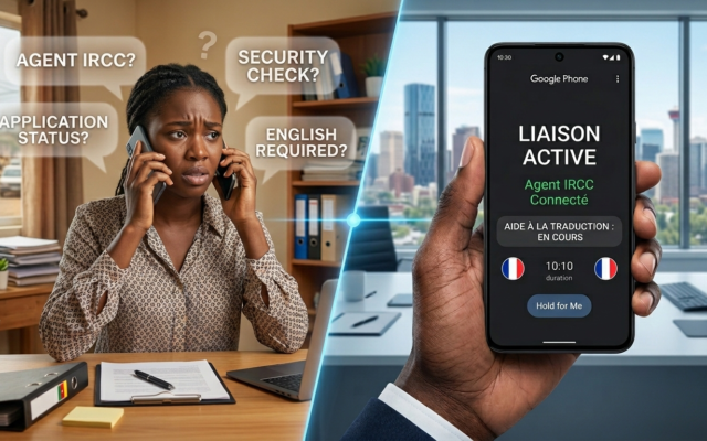 Comment parler à un agent de l’IRCC quand on ne parle pas anglais