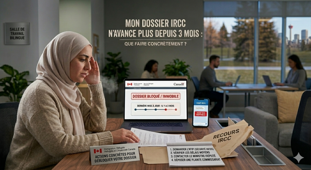 Mon dossier IRCC n’avance plus depuis 3 mois que faire concrètement