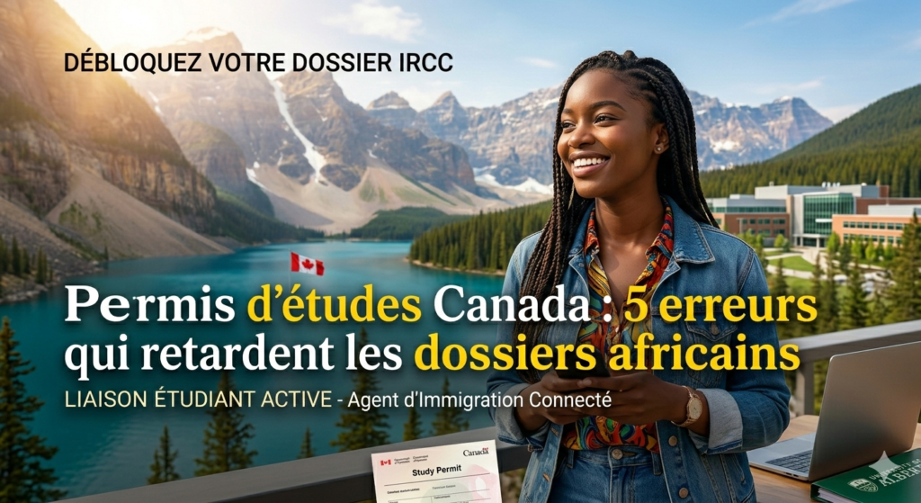 Permis d’études Canada 5 erreurs qui retardent les dossiers africains